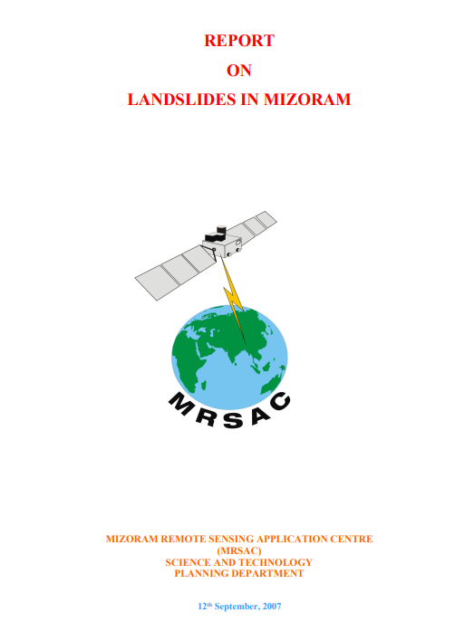 Report on Landslides in Mizoram